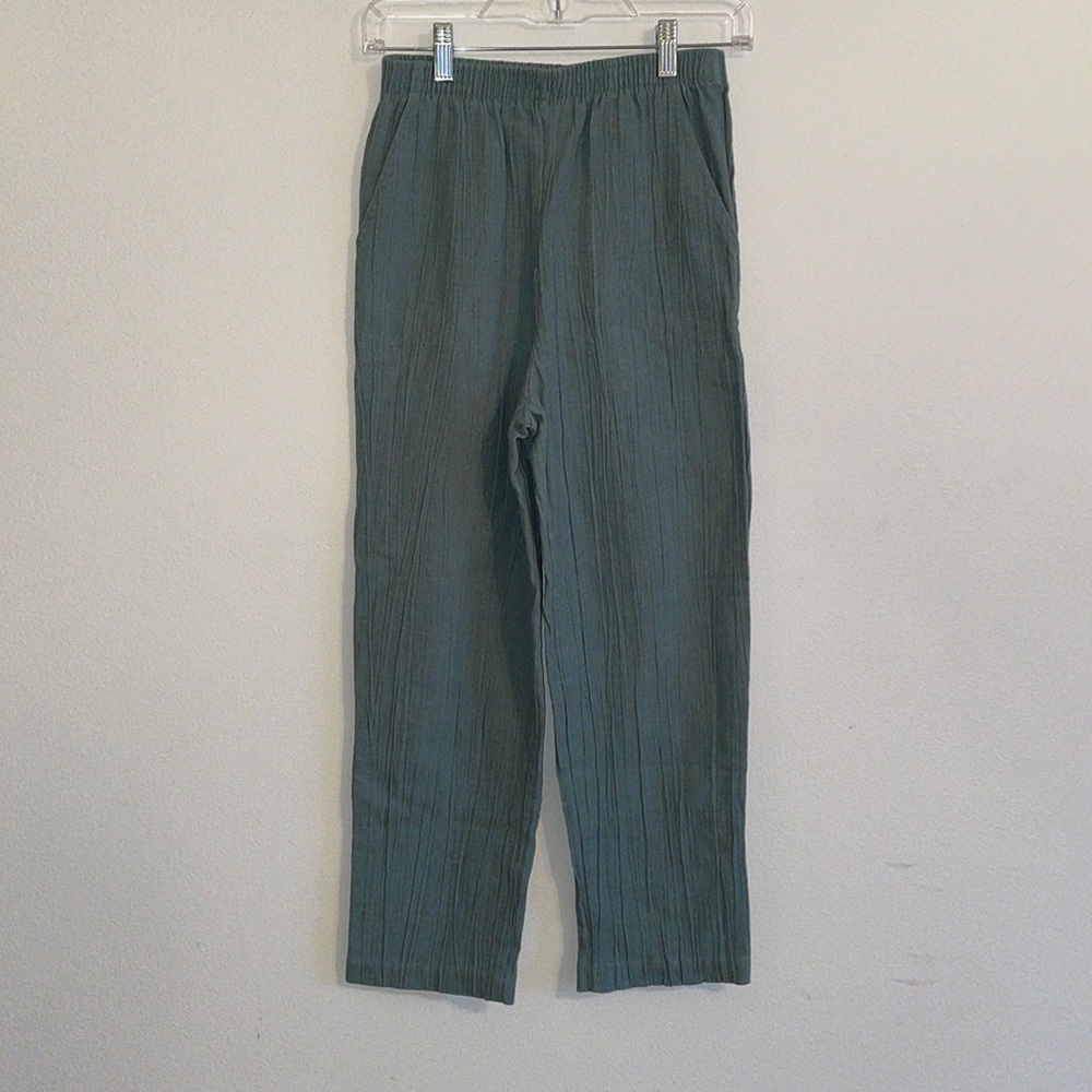 High Waisted Cropped Pants
